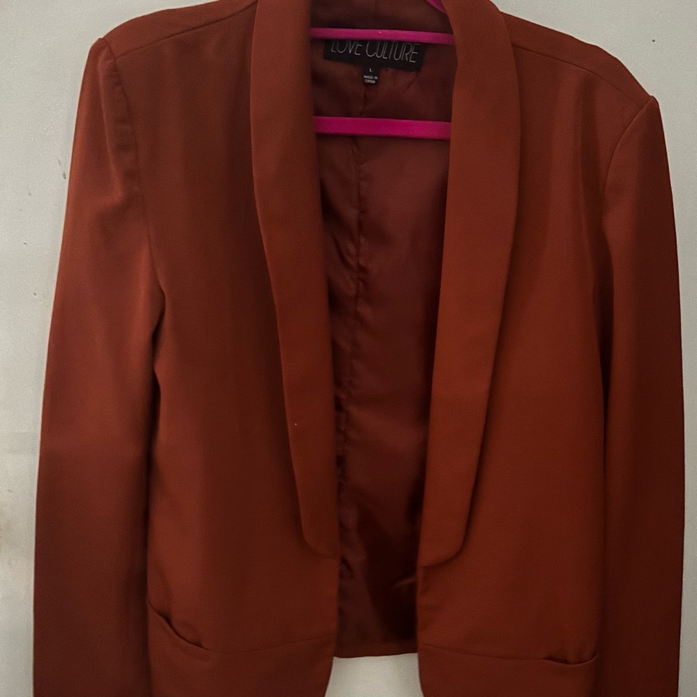 Love Culture Women's Rust Jacket